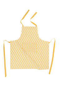 TISECO Zástěra Hexagon 74 x 85 cm žlutá